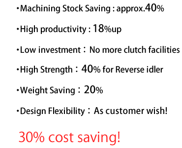 30% cost saving